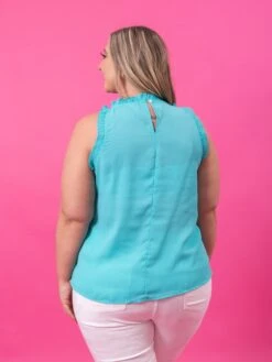 STACCATO Sleeveless Ruffled Neck Top | S - L -STACCATO Sale Store 033ae6570032de679b2f3c60890c252b