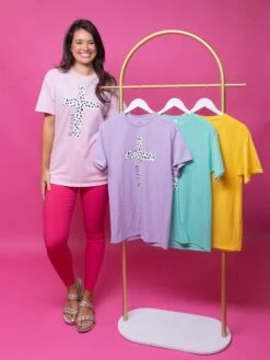 He Is Risen Cross Graphic T Shirt | S-2X