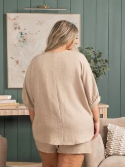 V-Neck Short Sleeve Top | S - 3XL Set W/ Sku52573 -STACCATO Sale Store 0e9ca1c335d1fe036ed9bd5e511270eb