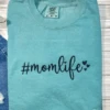 #Mom Life Embroidered T- Shirt | S-3X