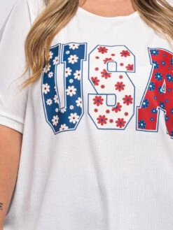 Oversized USA Graphic T-Shirt | S-3X Americana -STACCATO Sale Store 16c204d3ff2d8eb81c5cd8f7ff7edfc9