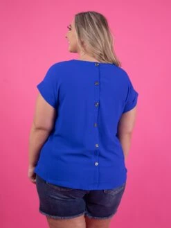 Short Sleeve Floral Eyelet Detail Woven Top | S - 3XL -STACCATO Sale Store 1fd53ec99003fda0622ea2d446af0faf