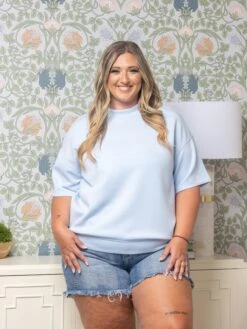 Mock Neck Short Sleeve Top | S - 3XL Set W/ Sku53646 -STACCATO Sale Store 21846e3ee1aab505b228487e3a8f41f6