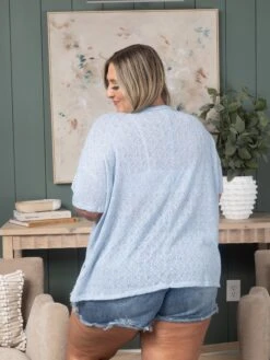 V-Neck Short Sleeve Knit Top | S - 3XL -STACCATO Sale Store 27a6126de786a5001091cafa07125b24