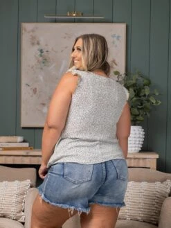 Ditsy Floral Print Top W/ Mini Ruffle And Front Tassel Tie | S-L -STACCATO Sale Store 3a112150eef6d2ade31bbba7035aeea5