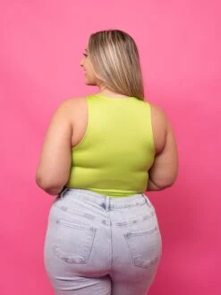 Shades Of Spring Double Layered Sleeveless Bodysuit | S-L *Final Sale* -STACCATO Sale Store 3e761297ff4cbd7a6e577767edff4347