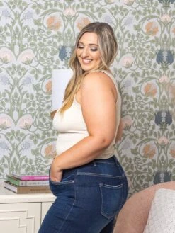 Zenana Rayon/Span 2 Way Neckline Washed Ribbed Tank Top | S/M-L/XL -STACCATO Sale Store 517feb999bc725eed862fe887a6f2839