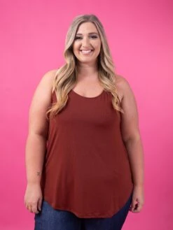 Zenana Sleeveless Round Neck Round Hem Top | S-3X -STACCATO Sale Store 5ed608c71d56038633eaf27b548e5383