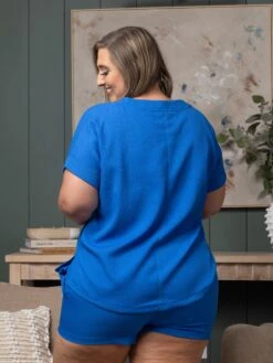 Round Neck Short Dolman Sleeve Top | S-L Set W/ Sku53063 -STACCATO Sale Store 681f3044e38cbc9b791ecb9530363f22