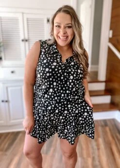 White Birch Sleeveless Print Top | S-3X -STACCATO Sale Store 70d989ca45ff4ea43b41511e1daed37e