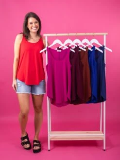 Zenana Sleeveless Round Neck Round Hem Top | S-3X