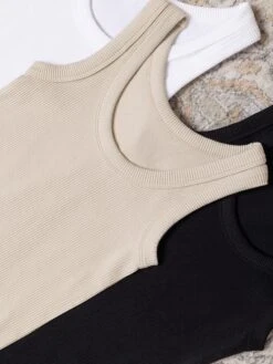 Zenana Rayon/Span 2 Way Neckline Washed Ribbed Tank Top | S/M-L/XL -STACCATO Sale Store 9c9209433887fe87f794414527240c37