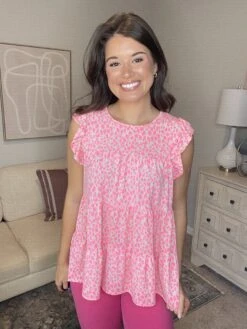 Ruffle Sleeve Relaxed Top | S-3X *Final Sale*