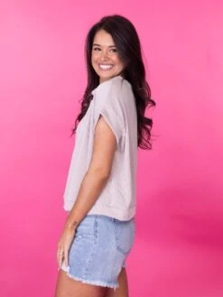 Boat Neck Ribbed Short Sleeve Top | S-L -STACCATO Sale Store CYHnymkORSip9on5U4S3rxWIKXQ2ZF7lemZetZhH