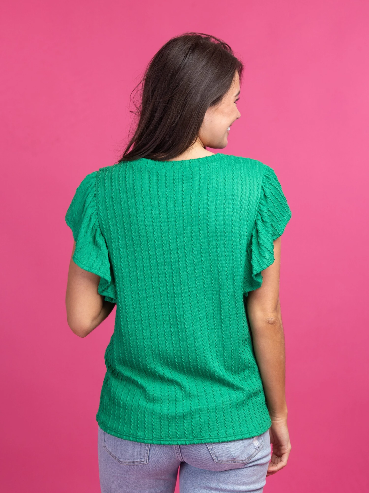 Boho Breeze Ruffle Sleeve Top | S - 3XLSet W/ Sku49295 6 Boho Breeze Ruffle Sleeve Top | S - 3XLSet W/ Sku49295 - Image 4