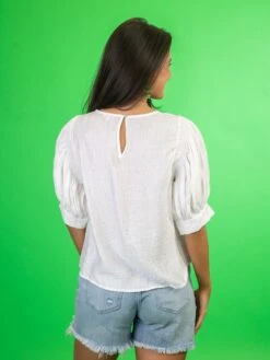 Round Neck Short Puff Sleeve Top | S-L -STACCATO Sale Store HzslHAzOqupnw9sPAozwLe5CkFybYqwTJNHBw49j