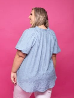 Scrunched Elastic V Neck Relaxed Shirt |S-L W/ Sku49950 -STACCATO Sale Store NL1ypuyQ4fP4xQqTMNzFZD24CHkzDfql69dZrIU7