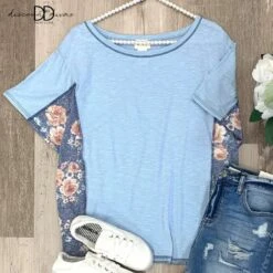 Angelina Flower Print Top *Final Sale*