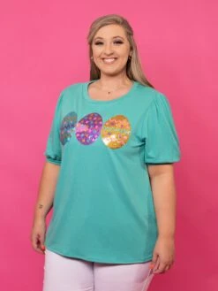 Sequins Easter Egg Patch Short Sleeve Knit Top | S - 3XL -STACCATO Sale Store YneBpb1mnKrgeveKy4SbE8AZqjYXEM20mXEgPINa