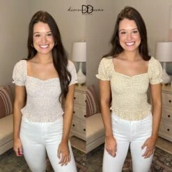 Be Cool Sweet And Spicy Smocked Top *Final Sale*