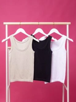 Zenana Rayon/Span 2 Way Neckline Washed Ribbed Tank Top | S/M-L/XL