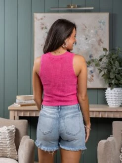 Sleeveless Round Neck Spring Sweater Top | S - L -STACCATO Sale Store a1e5a9072338552418e4556bdb06af2d