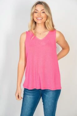 Gauze Knit Tank Top | S - 3X White Birch