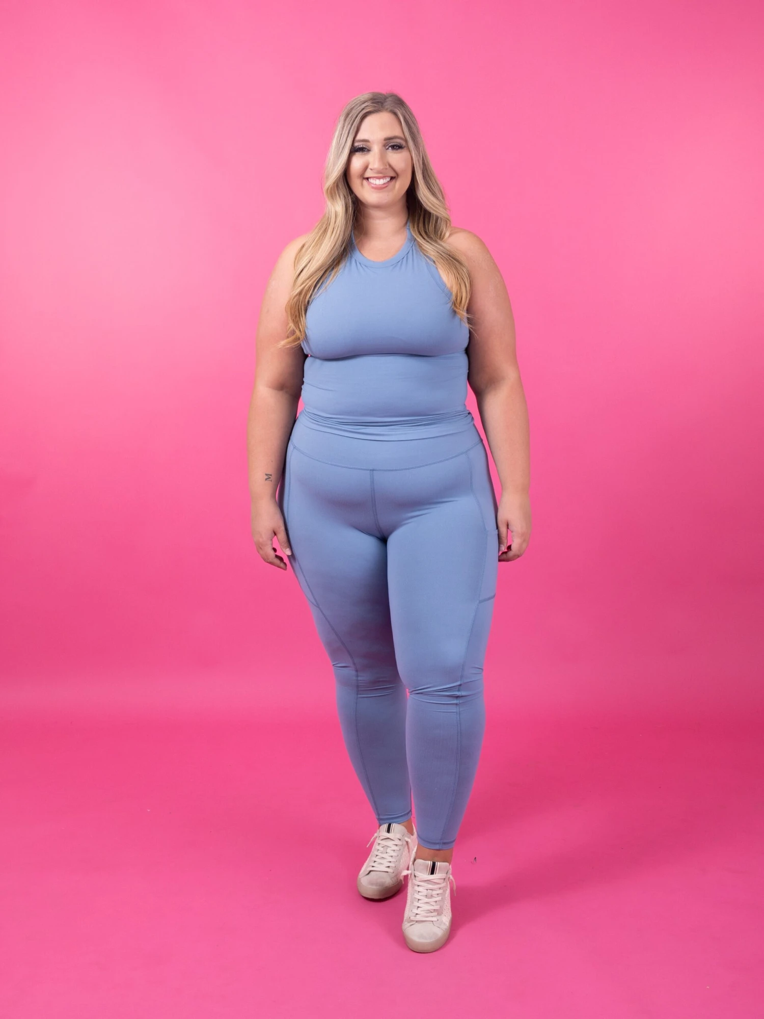 Butter Sleeveless Racer Back Top | S - 3XL Set W/ Sku51576 5 Butter Sleeveless Racer Back Top | S - 3XL Set W/ Sku51576 - Image 3