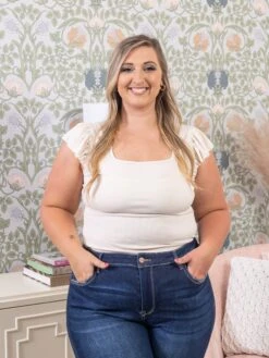 Sleeveless Solid Knit Bodysuit | S-3X *Final Sale* -STACCATO Sale Store be090321a7447c047ca9676e1174dc02