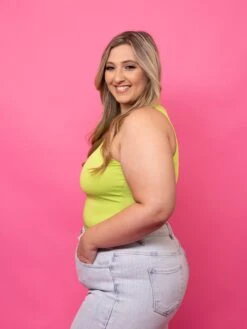 Shades Of Spring Double Layered Sleeveless Bodysuit | S-L *Final Sale* -STACCATO Sale Store c33423c89b09e4810756cb8bef834339