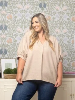 V-Neck Short Sleeve Top | S - 3XL Set W/ Sku52573 -STACCATO Sale Store d694ca59fe5d3053955440667d0095ff