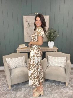 Floral Print Keyhole Back Puff Sleeve Elastic Hem Top | S-3X Set W/53107 -STACCATO Sale Store dcf542f66cd191c0f276ce8b15e37923