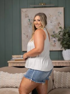 Mock Neck Color Block Tank Top | S-L -STACCATO Sale Store e9af929357c80198d2873c6a342412c3