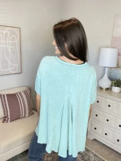 Washed Cotton High-Low Top | S - L *Final Sale* -STACCATO Sale Store eJkscQ77lZ98Im6EBJasWs9ZgN6pSp6V88VyalzV