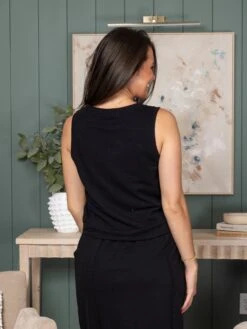 Solid French Terry Sleeveless Top | S-3XL Set W/ Sku53840 -STACCATO Sale Store ea02a99bd52b688a8521e09ce10408b6