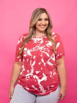 Heartless Bleached Graphic Tee | S-3X -STACCATO Sale Store ea69c99dbe02aacfd68e9903e995d80d