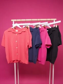 Everyday Comfy Rib Button Down Top | S - 3XL Set W/ Sku50669 -STACCATO Sale Store f6362f993d673e92e79158393434c694