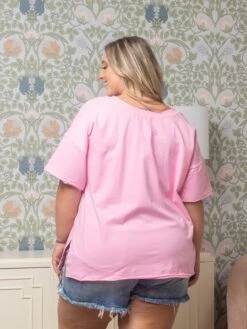 Oversized V-Neck Reversible Short Sleeve Top | S - 3XL Set W/SKU54309 -STACCATO Sale Store ff728f672c1a1826dd52552b68922ad6