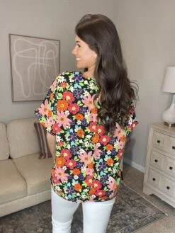 V-Neck Drop Shoulder Loose Fit Short Sleeve Top | S - 3XL -STACCATO Sale Store jpqfpW7H1NB1pfJN1v5UkRw41qzjllz0pWFMOFnW