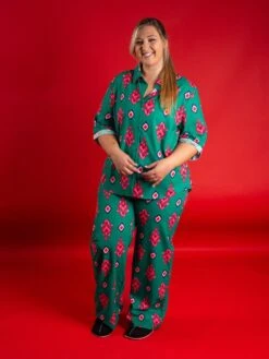 Printed Button Down Short Sleeve Lounge Pajama Shirt | S - 3X -STACCATO Sale Store rvUQk3O5q7xTUT811QdGgt3zupEVczTg98TFcjfy