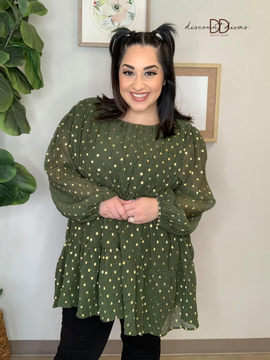 Garden Green Top *Final Sale* 4 Garden Green Top *Final Sale* - Image 2