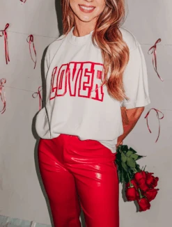 LOVER Mock Neck Tee | S - 3XL